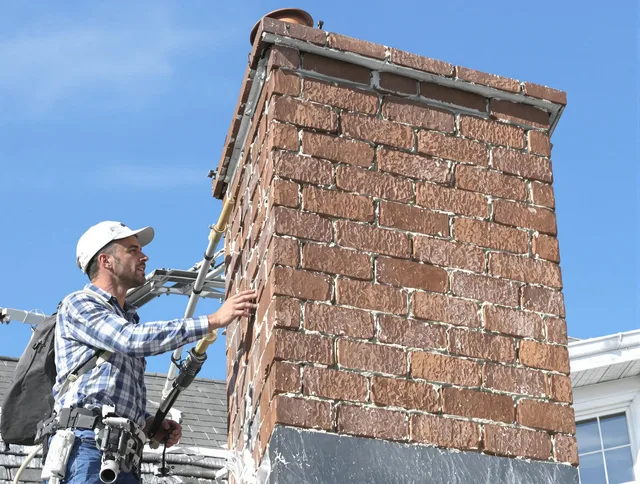 Brickwork for a chimney rebuild by Irvine Chimney Sweep in Irvine, CA