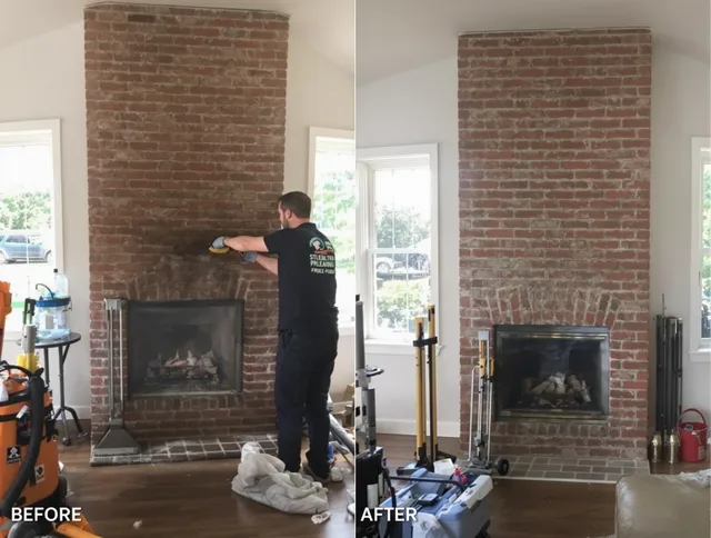 Finished chimney sweeping service by Irvine Chimney Sweep in Irvine, CA