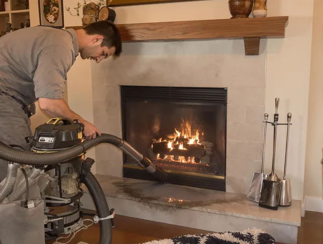 Routine fireplace upkeep by Irvine Chimney Sweep in Irvine, CA