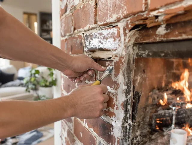 Routine fireplace repair by Irvine Chimney Sweep in Irvine, CA
